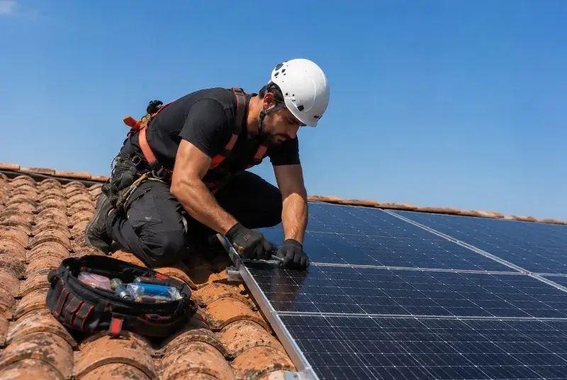 Maintenance et monitoring de panneaux solaires à Canet-en-Roussillon